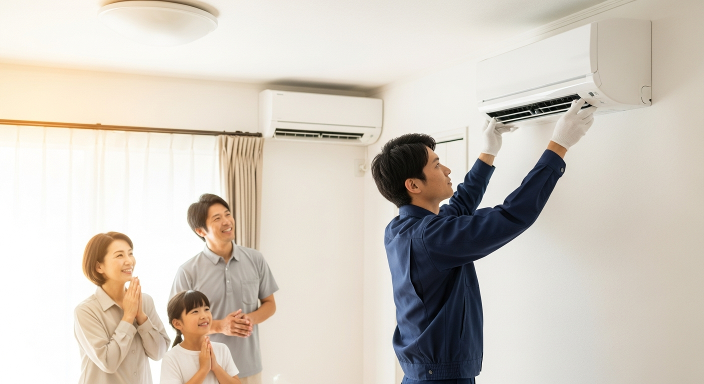エアコン天井埋め込み工事の方法【2026年版】業務用対応の手順を解説