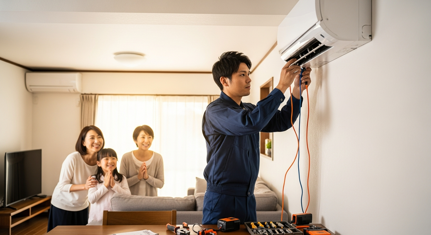 エアコン取付のポンプダウンのやり方と手順【2026年版】正しい冷媒回収方法